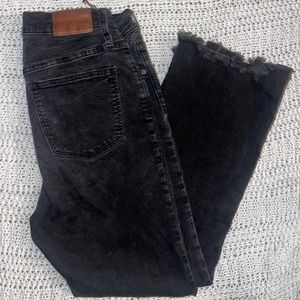 MADEWELL CALI DEMI-BOOT BLACK JEANS